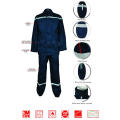 Cotton flame retardant reflective tape suit